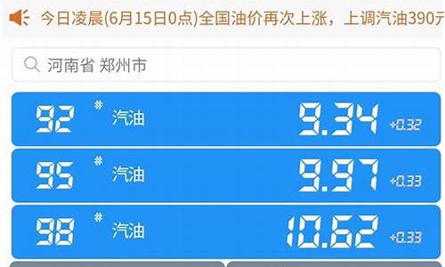河南省油价何时能降下来呀_河南省油价何时能降下来