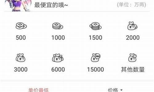 梦幻全区金价_梦幻8月各区金价