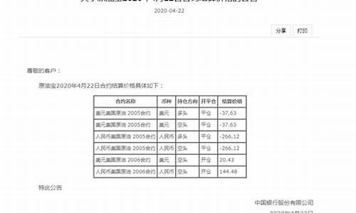 中行原油宝保证金价格_中行原油宝业务流程